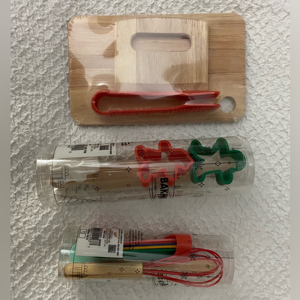Target Bullseyes Playground Montessori Holiday Baking set & charcuterie set